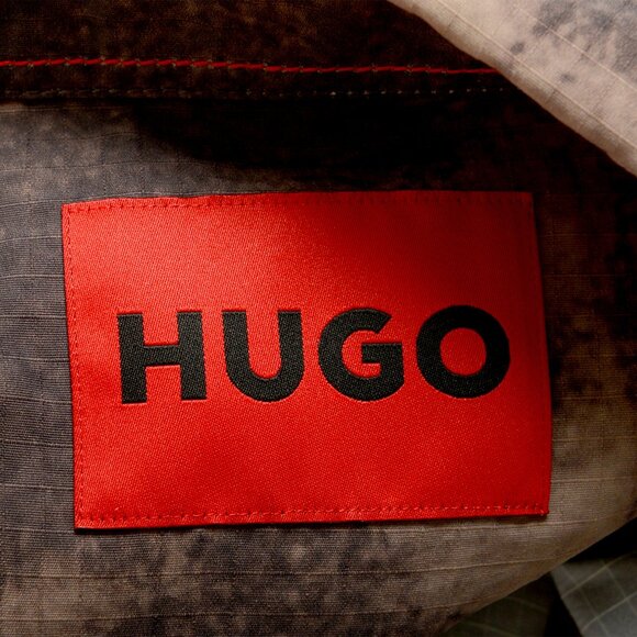 Hugo Boss Men's "Eratino" Multi-Color Short Sleeve Casual Shirt US L IT 52 - Picture 6 of 6